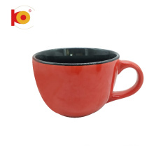 Wholesale soup cup custom logo coffee stoneware mug